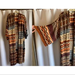 Free People Landmark Longline Cardi - Size L, NWOT